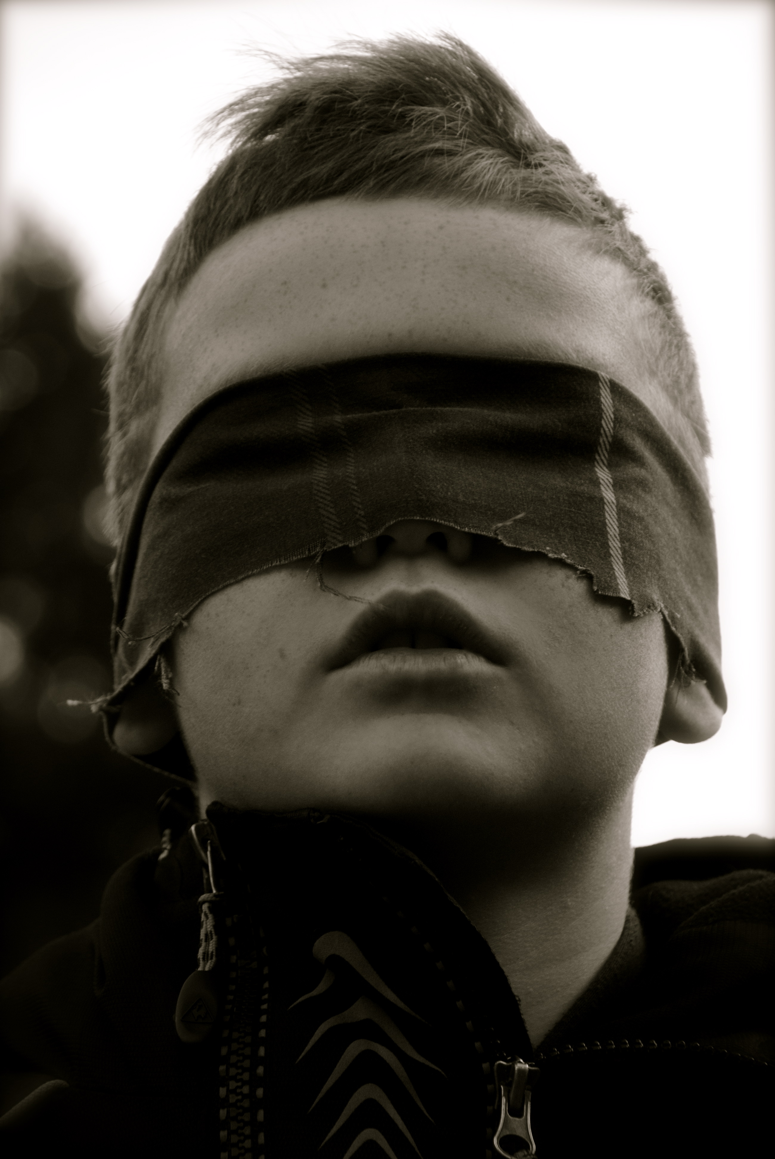 Blindfolded Boy